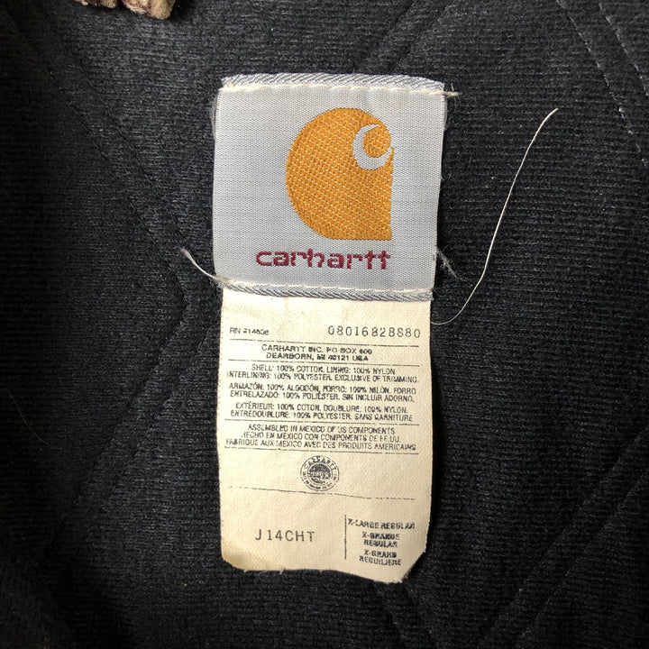 00'S Carhartt Santa Fe Jacket Duckwork Blouson Men's XL cotton brown type Vintage Second Hand