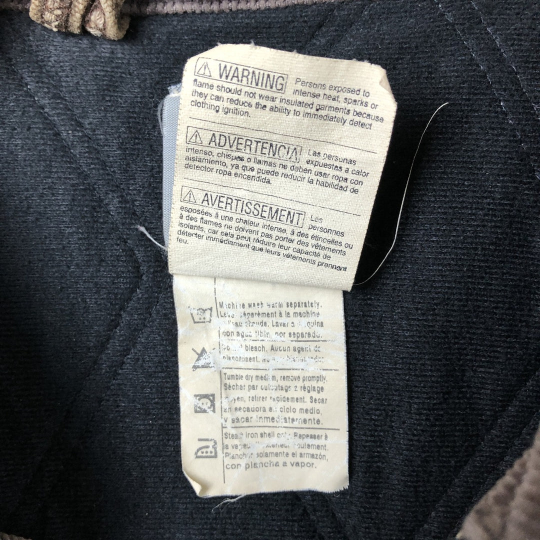 00'S Carhartt Santa Fe Jacket Duckwork Blouson Men's XL cotton brown type Vintage Second Hand
