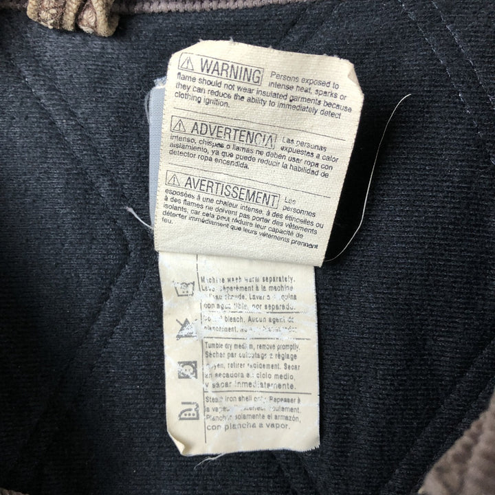 00'S Carhartt Santa Fe Jacket Duckwork Blouson Men's XL cotton brown type Vintage Second Hand