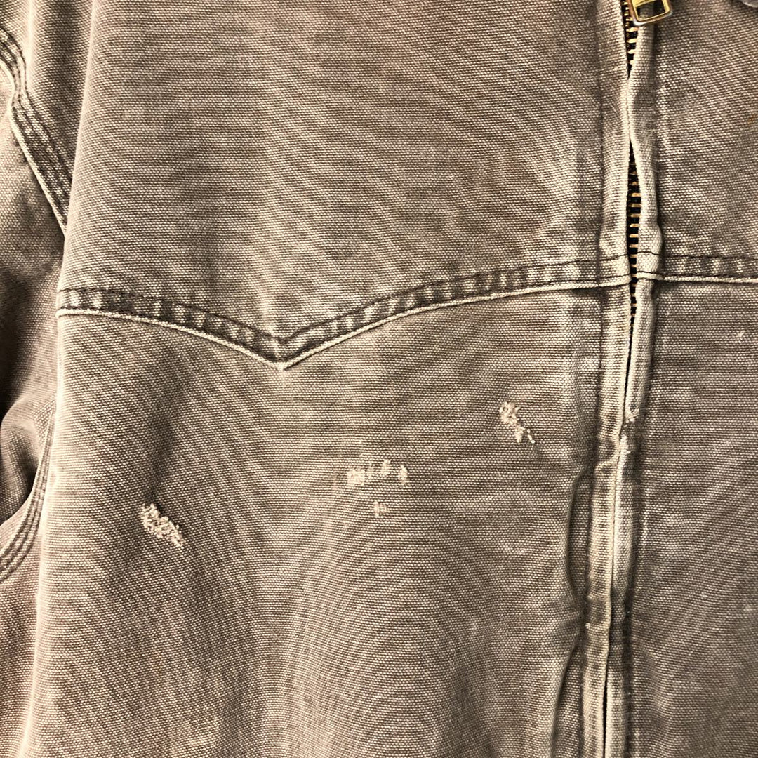 00'S Carhartt Santa Fe Jacket Duckwork Blouson Men's XL cotton brown type Vintage Second Hand