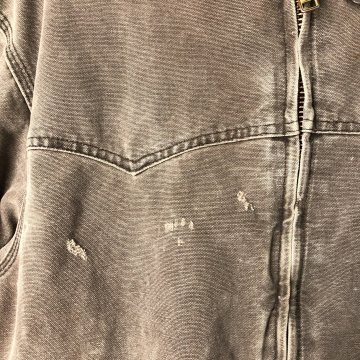 00'S Carhartt Santa Fe Jacket Duckwork Blouson Men's XL cotton brown type Vintage Second Hand