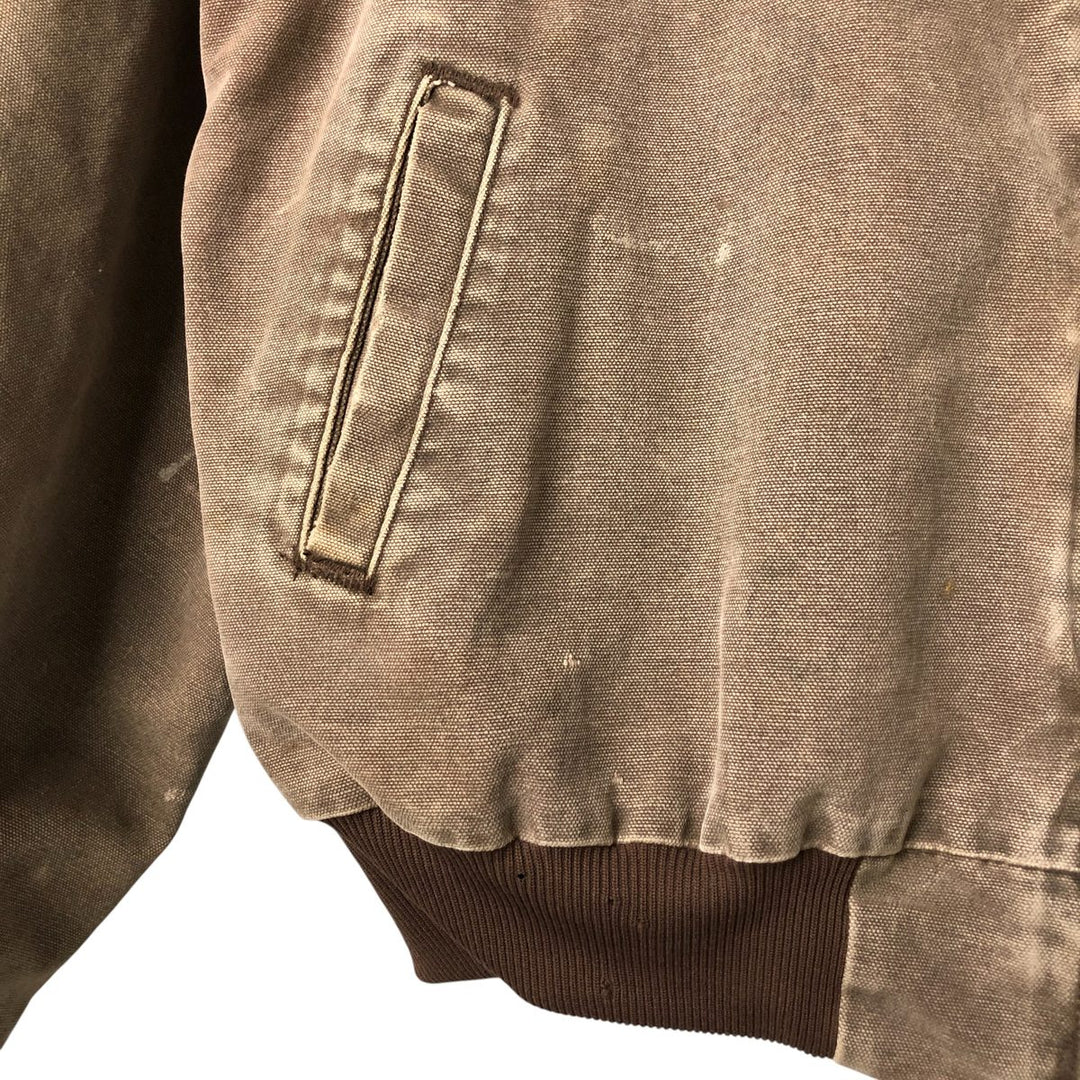 00'S Carhartt Santa Fe Jacket Duckwork Blouson Men's XL cotton brown type Vintage Second Hand
