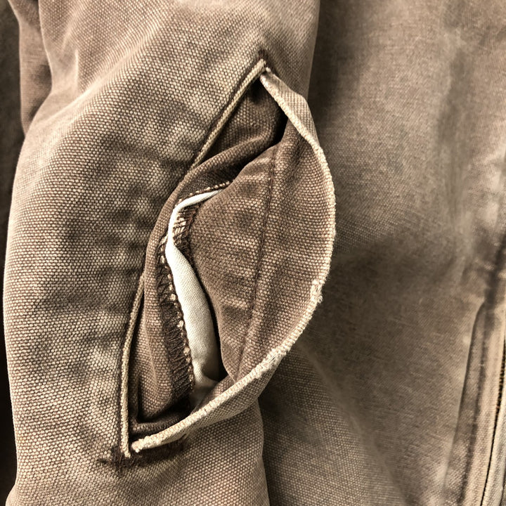 00'S Carhartt Santa Fe Jacket Duckwork Blouson Men's XL cotton brown type Vintage Second Hand