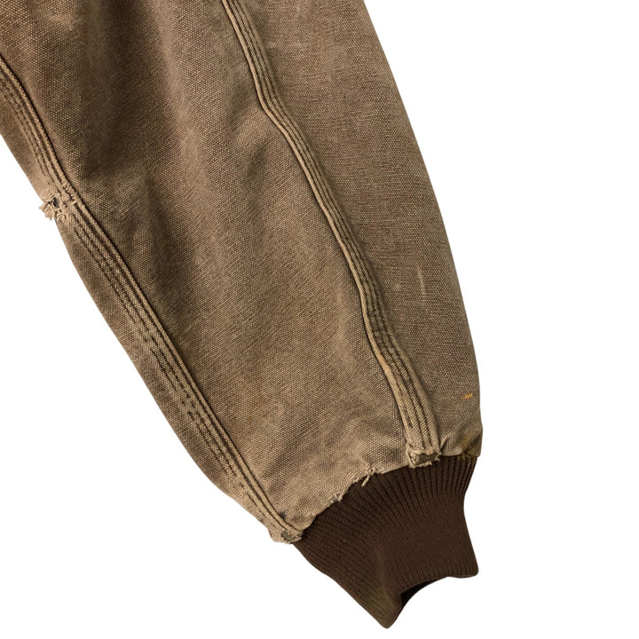 00'S Carhartt Santa Fe Jacket Duckwork Blouson Men's XL cotton brown type Vintage Second Hand