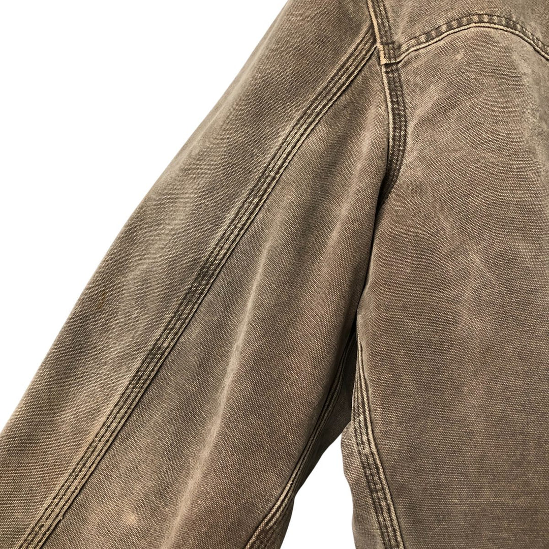 00'S Carhartt Santa Fe Jacket Duckwork Blouson Men's XL cotton brown type Vintage Second Hand