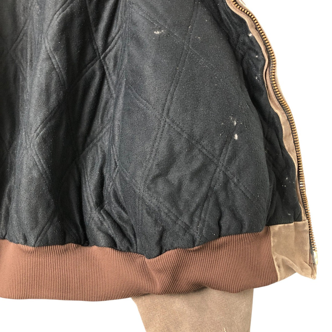 00'S Carhartt Santa Fe Jacket Duckwork Blouson Men's XL cotton brown type Vintage Second Hand