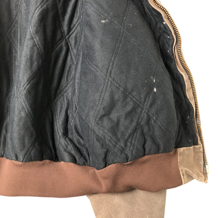 00'S Carhartt Santa Fe Jacket Duckwork Blouson Men's XL cotton brown type Vintage Second Hand