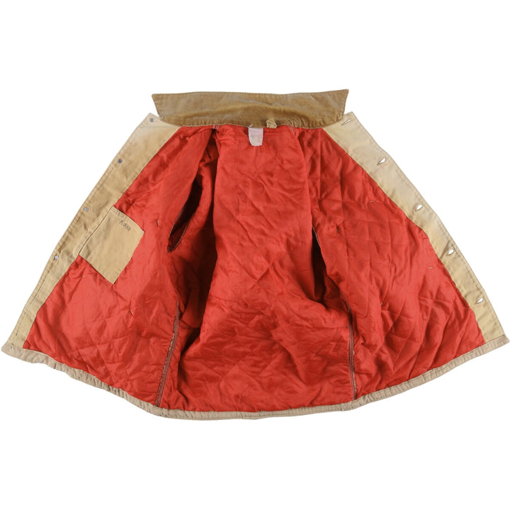 Carhartt Michigan Chore Coat Duck Coverall Men's L size unknown Beige type Vintage Second Hand