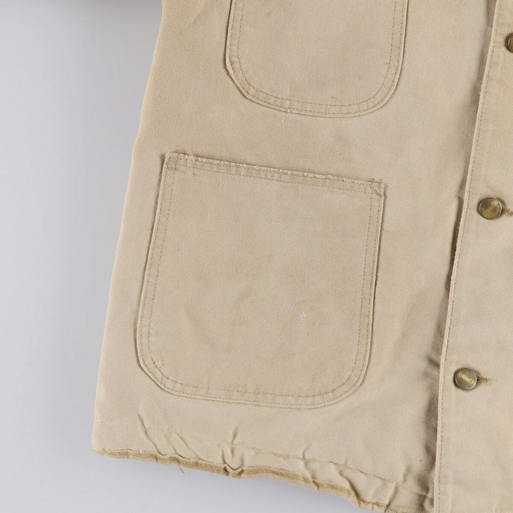 Carhartt Michigan Chore Coat Duck Coverall Men's L size unknown Beige type Vintage Second Hand
