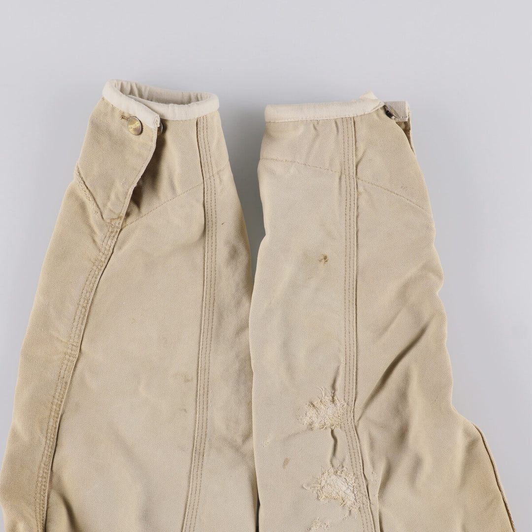 Carhartt Michigan Chore Coat Duck Coverall Men's L size unknown Beige type Vintage Second Hand
