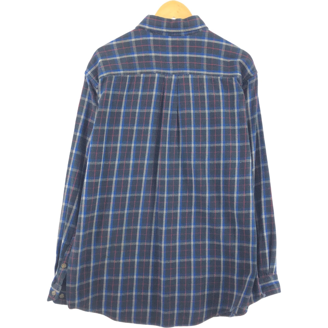 Carhartt Long Sleeve Flannel Check Shirt, Men's XL cotton black type Vintage Second Hand