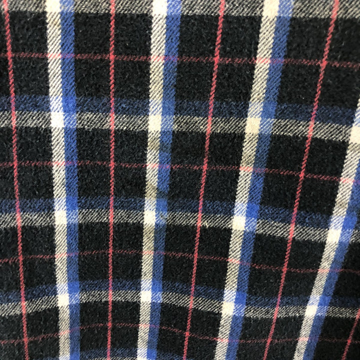 Carhartt Long Sleeve Flannel Check Shirt, Men's XL cotton black type Vintage Second Hand