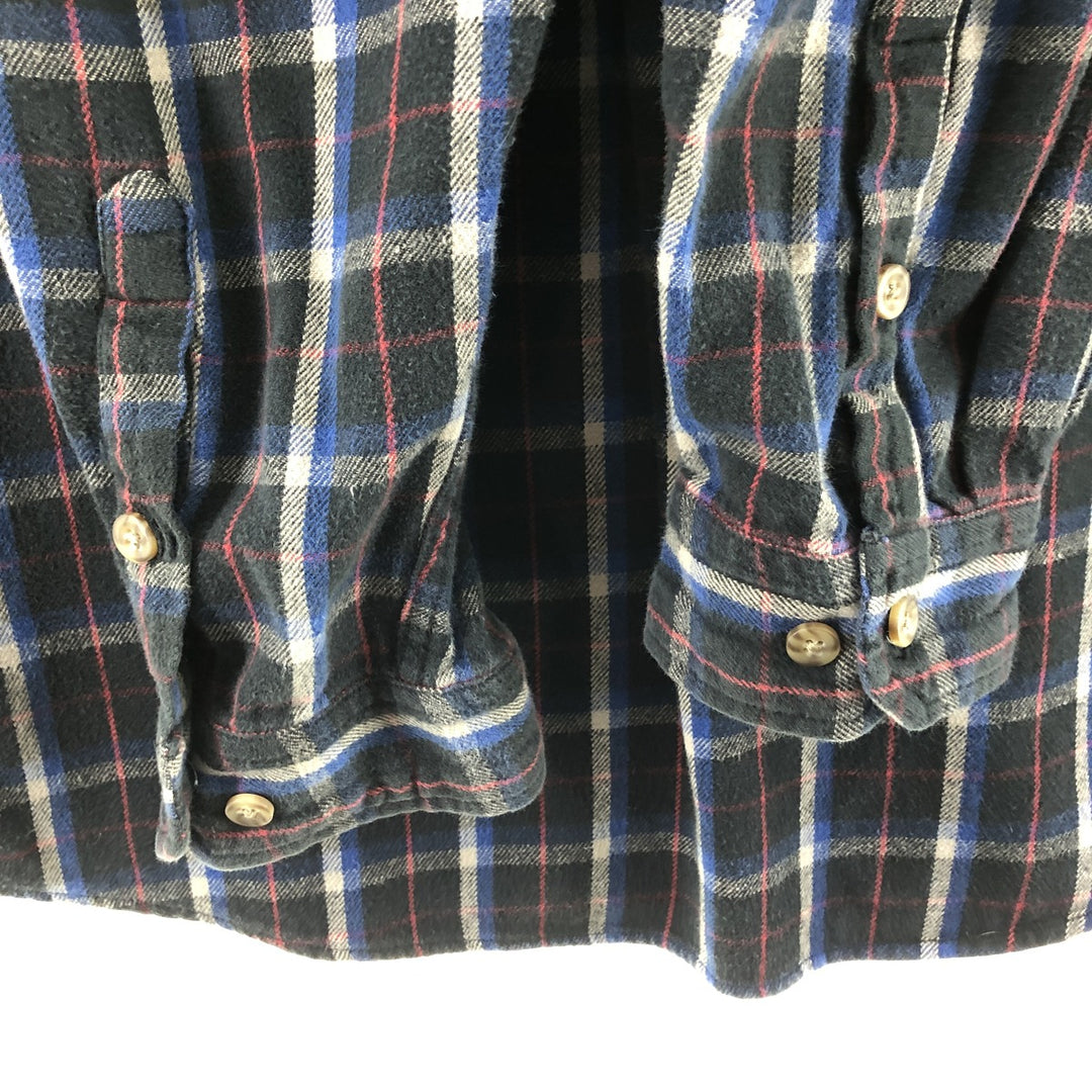 Carhartt Long Sleeve Flannel Check Shirt, Men's XL cotton black type Vintage Second Hand
