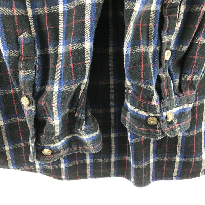 Carhartt Long Sleeve Flannel Check Shirt, Men's XL cotton black type Vintage Second Hand