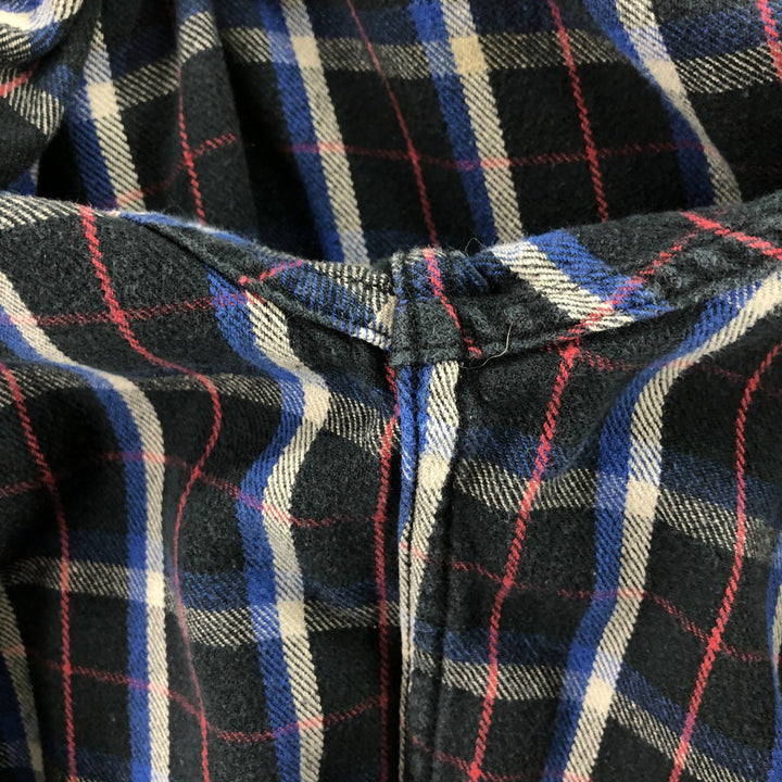 Carhartt Long Sleeve Flannel Check Shirt, Men's XL cotton black type Vintage Second Hand