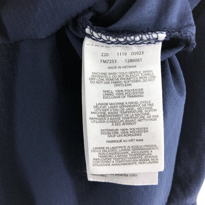 Columbia PFG OMNI-SHADE Long Sleeve Fishing Shirt, Men's XL polyester navy blue type Vintage Second Hand