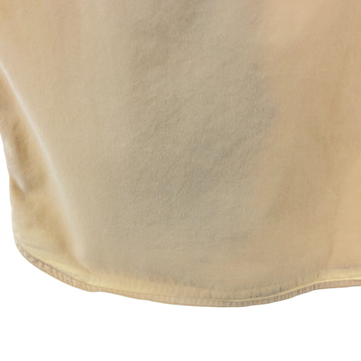 90'S Orvis Long Sleeve Fishing Shirt, Men's Medium, Vintage cotton Beige type Vintage Second Hand