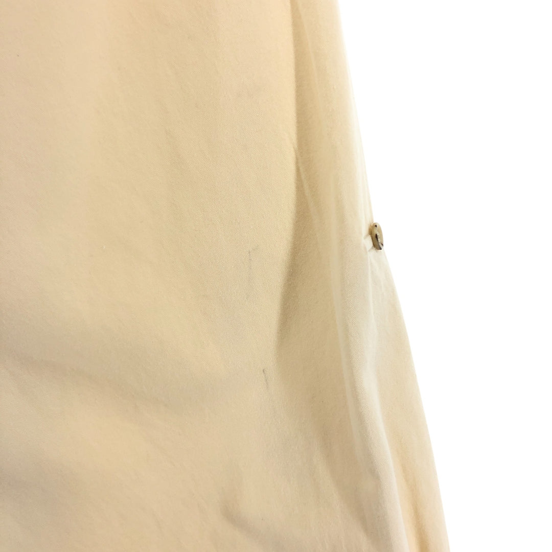 90'S Orvis Long Sleeve Fishing Shirt, Men's Medium, Vintage cotton Beige type Vintage Second Hand