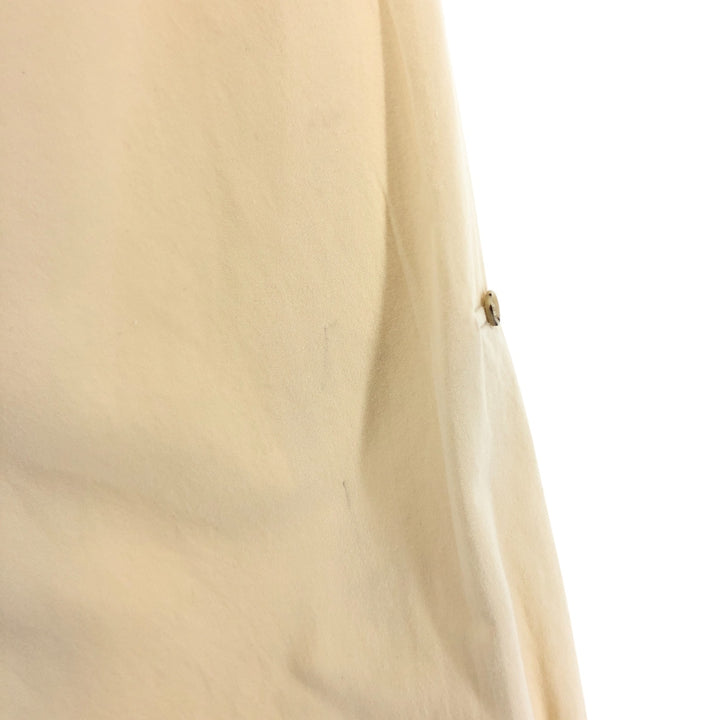 90'S Orvis Long Sleeve Fishing Shirt, Men's Medium, Vintage cotton Beige type Vintage Second Hand