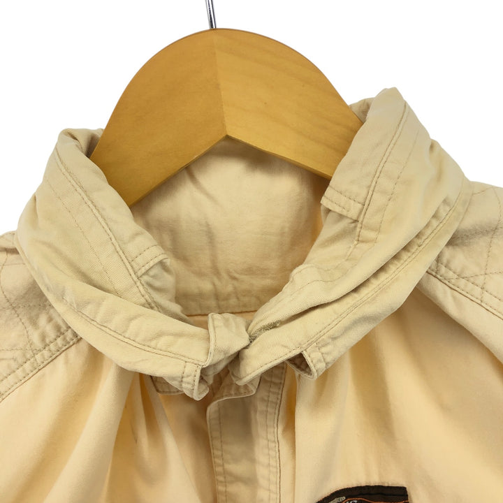 90'S Orvis Long Sleeve Fishing Shirt, Men's Medium, Vintage cotton Beige type Vintage Second Hand
