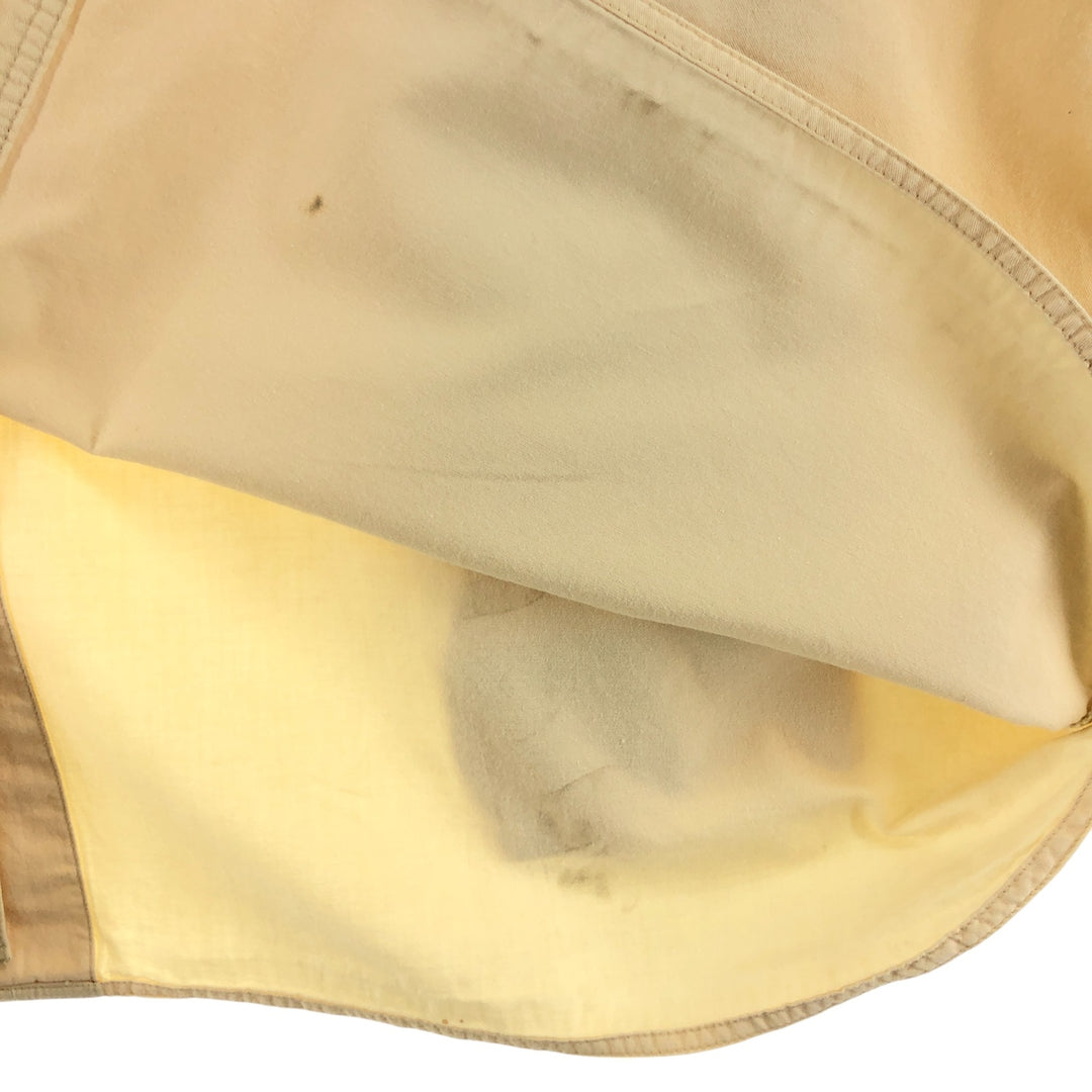 90'S Orvis Long Sleeve Fishing Shirt, Men's Medium, Vintage cotton Beige type Vintage Second Hand