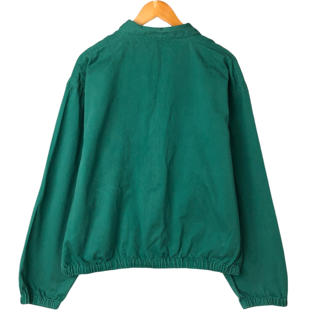 90'S Polo by Ralph Lauren swing top sports jacket, made in the USA, men's XL size, vintage cotton green type Vintage Second Hand