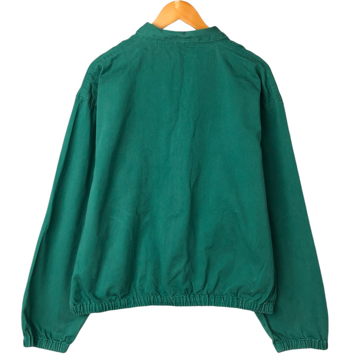 90'S Polo by Ralph Lauren swing top sports jacket, made in the USA, men's XL size, vintage cotton green type Vintage Second Hand