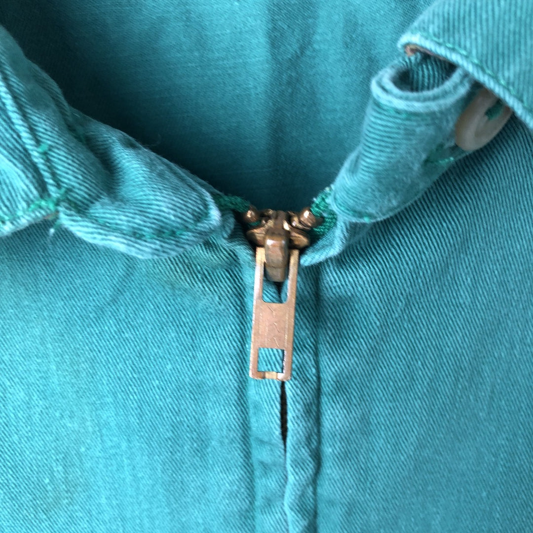 90'S Polo by Ralph Lauren swing top sports jacket, made in the USA, men's XL size, vintage cotton green type Vintage Second Hand