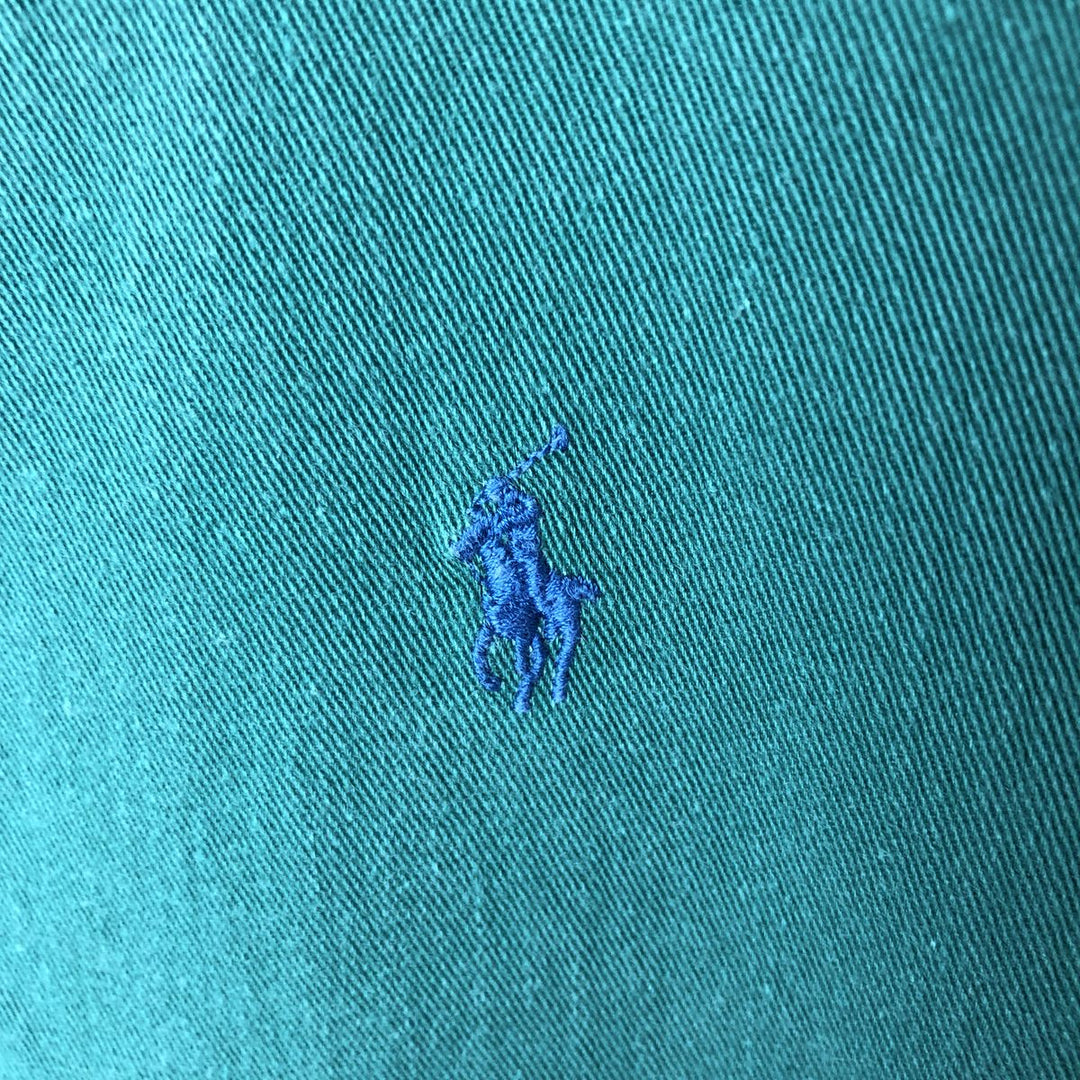 90'S Polo by Ralph Lauren swing top sports jacket, made in the USA, men's XL size, vintage cotton green type Vintage Second Hand