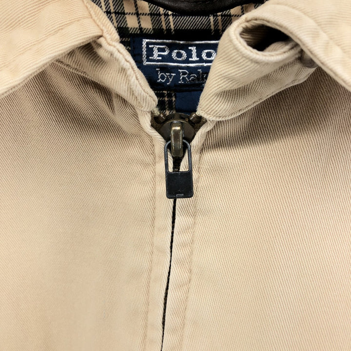 Ralph Lauren POLO by Ralph Lauren Swing Top Sports Jacket Men's L size cotton Beige type Vintage Second Hand