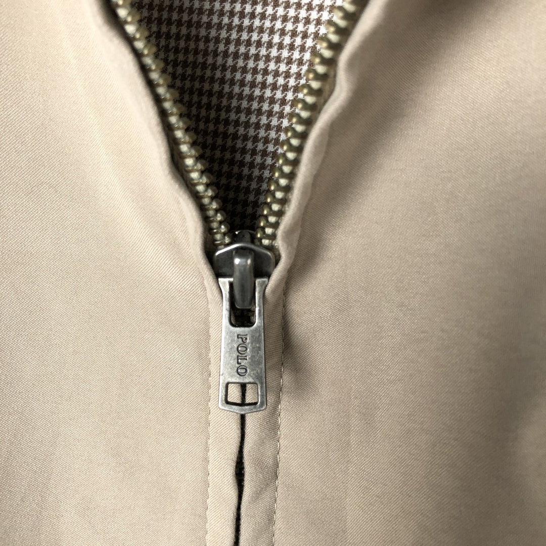 90'S Ralph Lauren POLO GOLF Swing Top Sports Jacket Men's XL Vintage polyester Beige type Vintage Second Hand