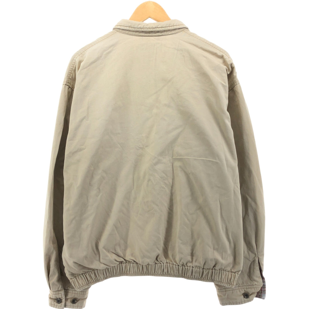 Ralph Lauren POLO by Ralph Lauren Swing Top Sports Jacket Men's L size cotton Beige type Vintage Second Hand