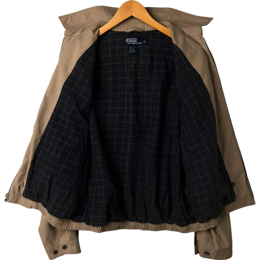 Ralph Lauren POLO by Ralph Lauren Swing Top Sports Jacket Men's L size polyester Beige type Vintage Second Hand