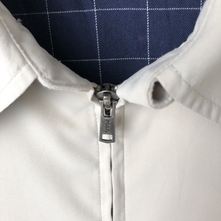 Ralph Lauren POLO by Ralph Lauren Swing Top Sports Jacket Men's L size polyester ivory Vintage Second Hand