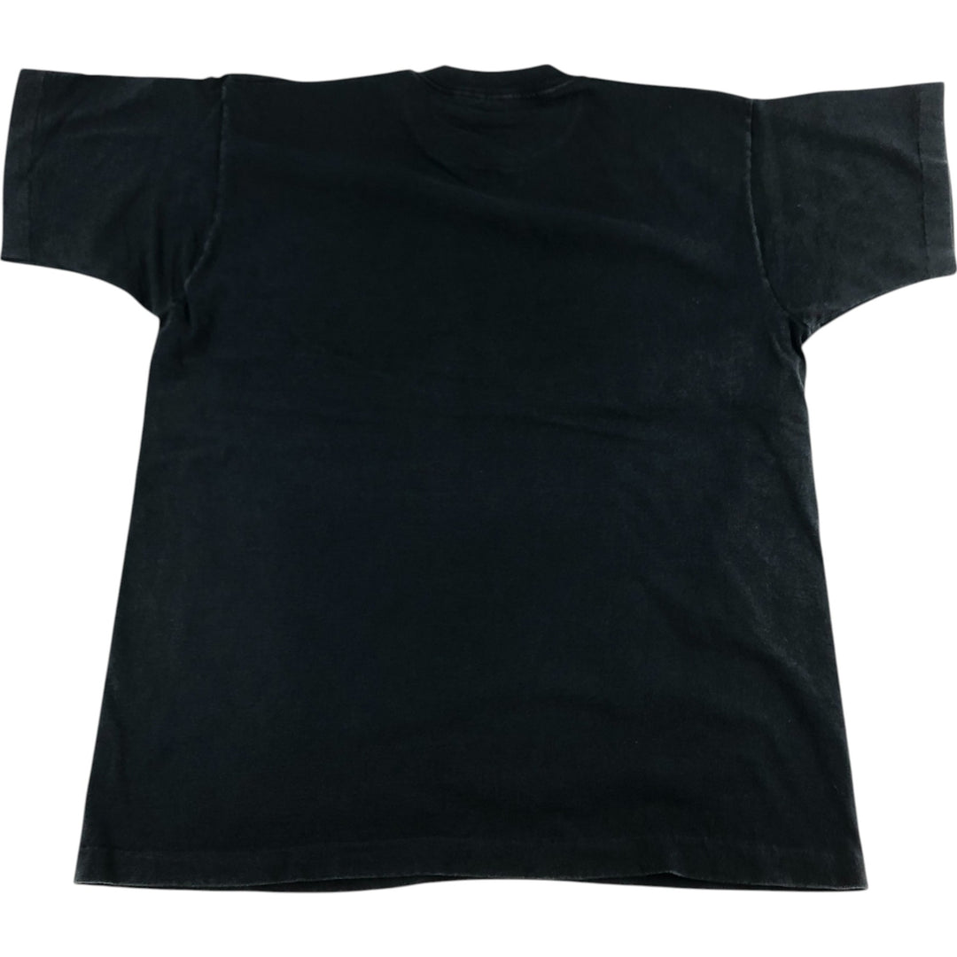 90'S Fruit of the Loom Message Print T-Shirt Made in USA Men's XL Vintage cotton black type Vintage Second Hand
