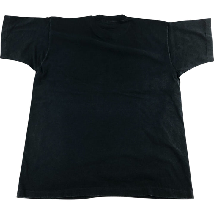 90'S Fruit of the Loom Message Print T-Shirt Made in USA Men's XL Vintage cotton black type Vintage Second Hand