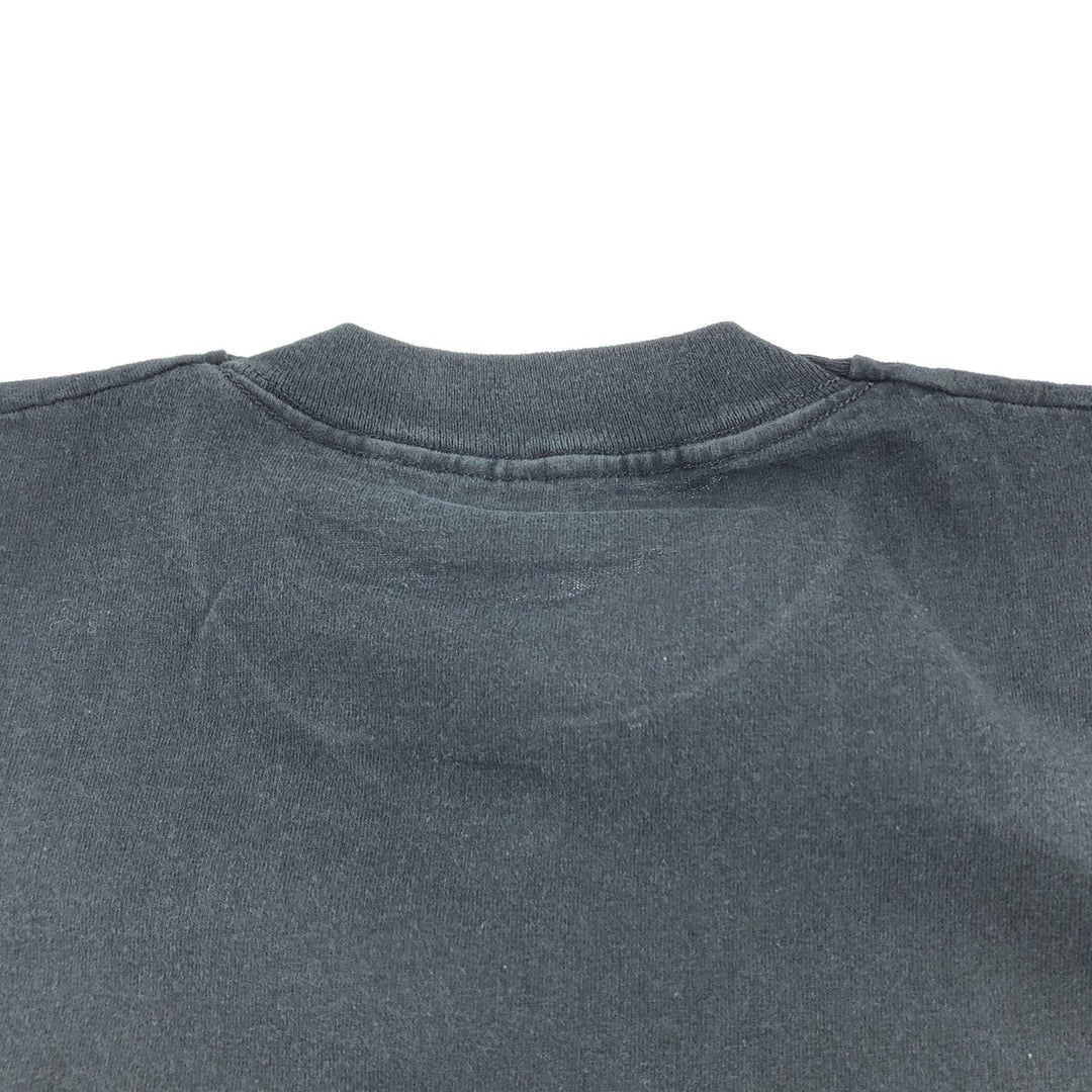 90'S Fruit of the Loom Message Print T-Shirt Made in USA Men's XL Vintage cotton black type Vintage Second Hand