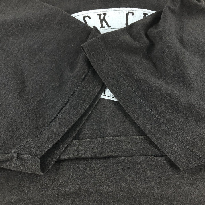 80s-90'S NATIONAL JACKCITY BOMBERS Printed T-shirt Made in USA Men's XL Vintage cotton black type Vintage Second Hand