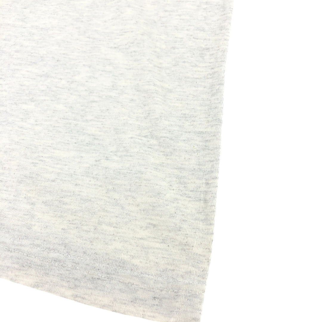 90'S MURINA message print T-shirt, made in USA, men's XL size, vintage cotton gray type Vintage Second Hand
