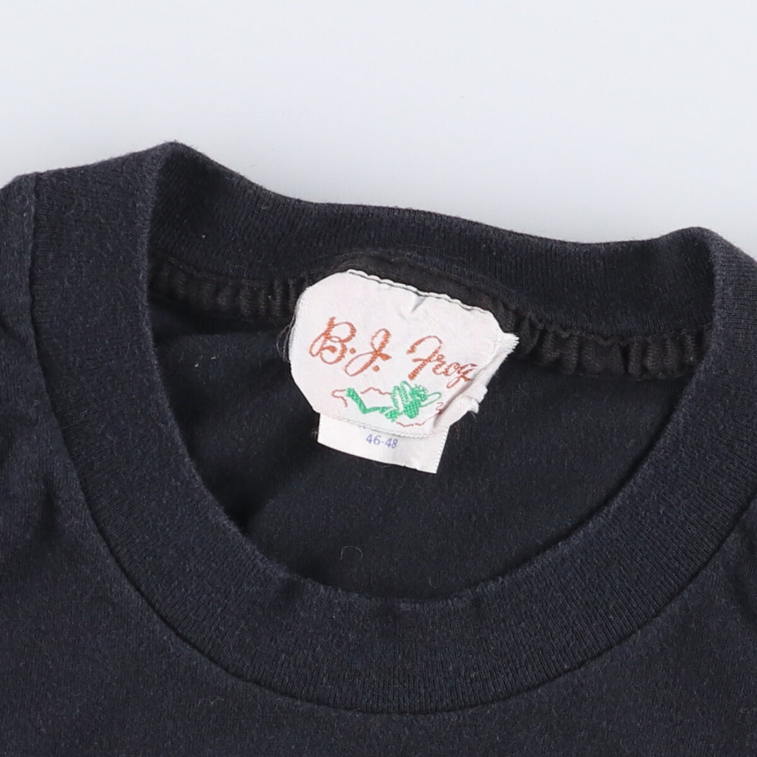 90'S Bjfrog DICK TRACY Movie T-shirt Made in USA Men's XL Vintage cotton black type Vintage Second Hand