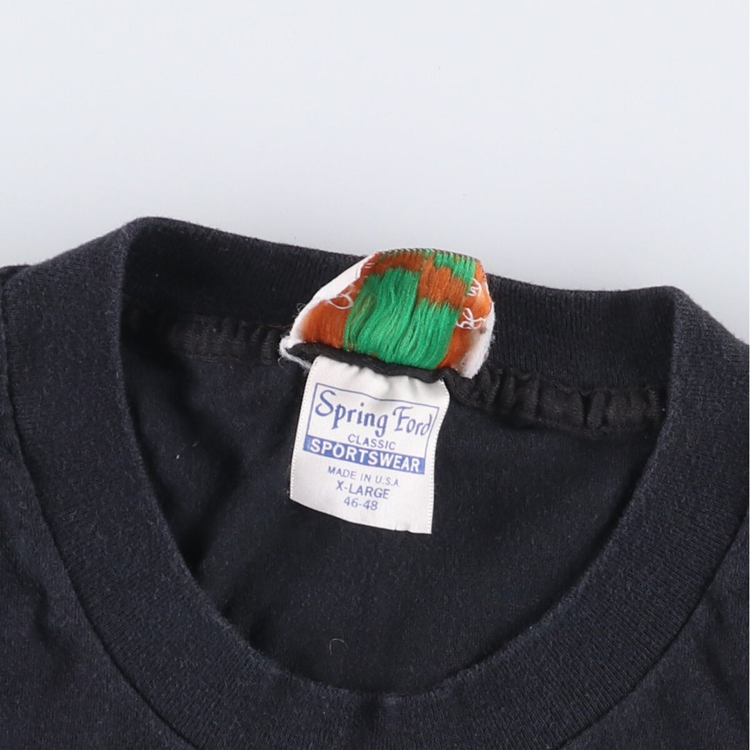 90'S Bjfrog DICK TRACY Movie T-shirt Made in USA Men's XL Vintage cotton black type Vintage Second Hand
