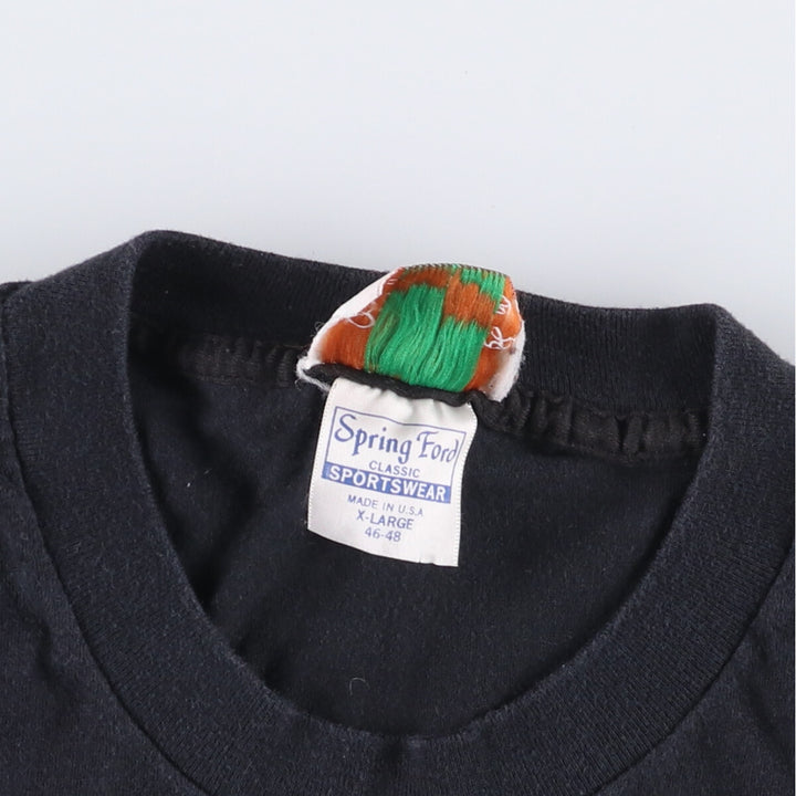 90'S Bjfrog DICK TRACY Movie T-shirt Made in USA Men's XL Vintage cotton black type Vintage Second Hand