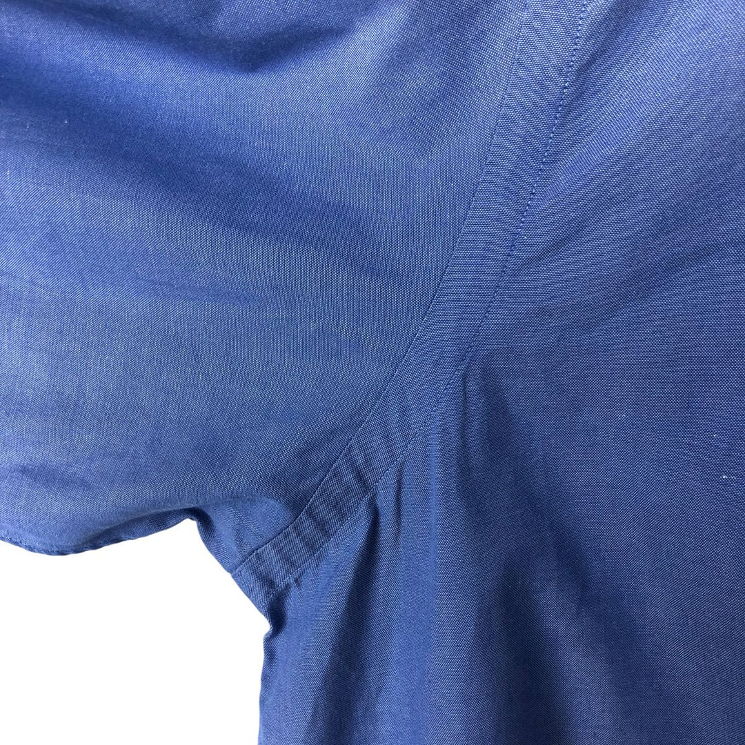 Ralph Lauren YARMOUTH long sleeve button down shirt, men's size L cotton blue type Vintage Second Hand