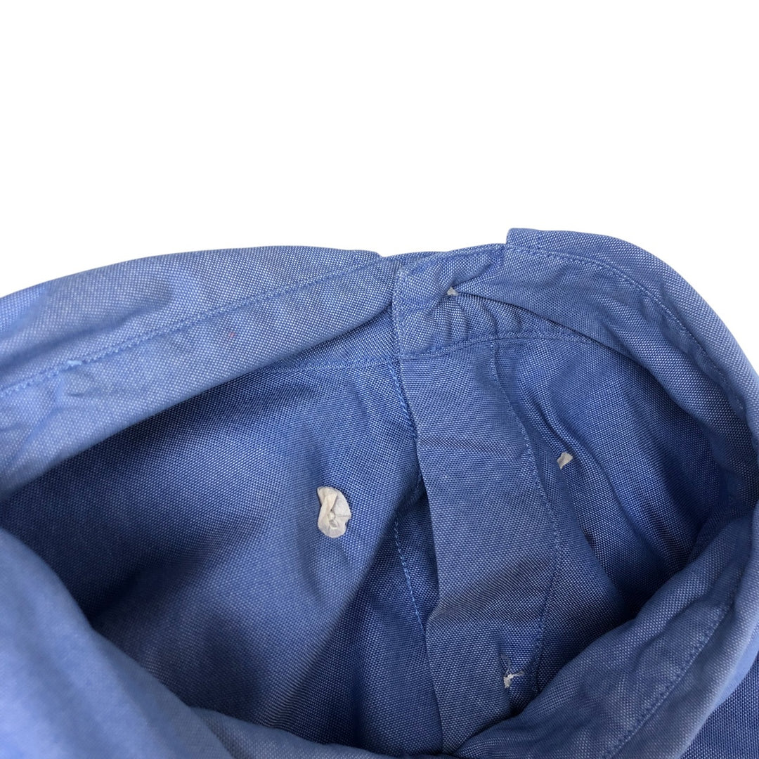 Ralph Lauren YARMOUTH long sleeve button down shirt, men's size L cotton blue type Vintage Second Hand