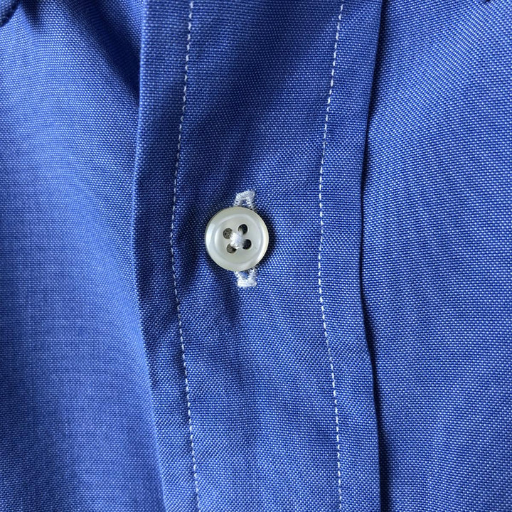 Ralph Lauren Classic Fit Long Sleeve Button Down Shirt, Men's Size L cotton blue type Vintage Second Hand