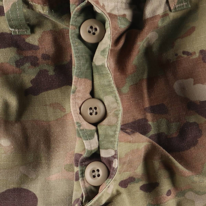 Genuine US military camouflage pattern multicam camo military cargo pants made in USA men's size w34 cotton Khaki type Vintage Second Hand