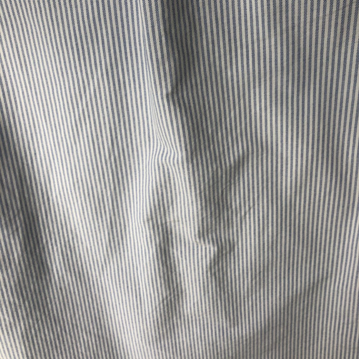 Ralph Lauren YARMOUTH Long Sleeve Button-Down Striped Shirt, Men's Size L cotton white type Vintage Second Hand