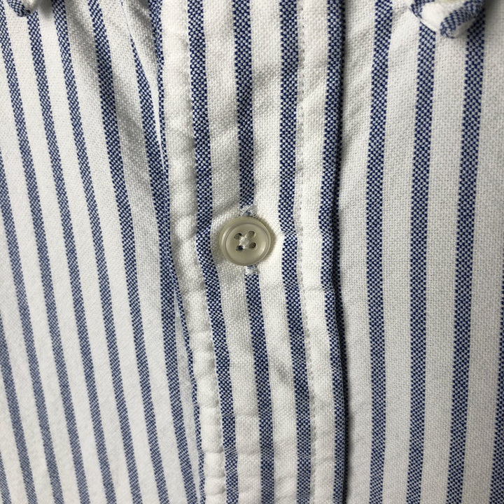 Ralph Lauren CUSTOM FIT long sleeve button down striped shirt men's size L cotton white type Vintage Second Hand