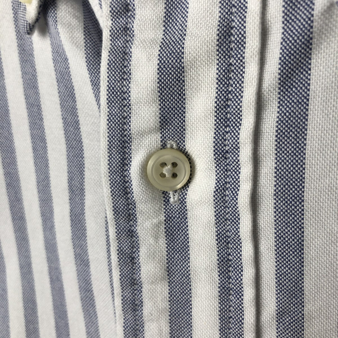 Ralph Lauren YARMOUTH Long Sleeve Button-Down Striped Shirt, Men's XL cotton white type Vintage Second Hand