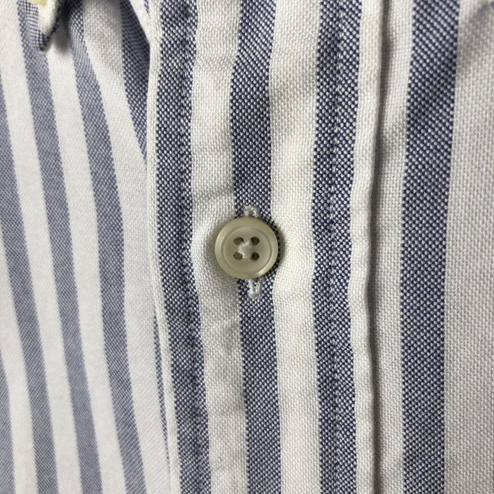 Ralph Lauren YARMOUTH Long Sleeve Button-Down Striped Shirt, Men's XL cotton white type Vintage Second Hand
